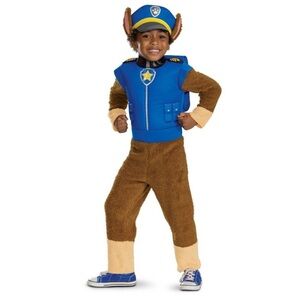 NWT PAW Patrol Nickelodeon Boy’s Chase Deluxe  Halloween Costume Jumpsuit 12-18M